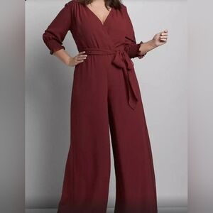 NWT Dressy Maroon Jumpsuit